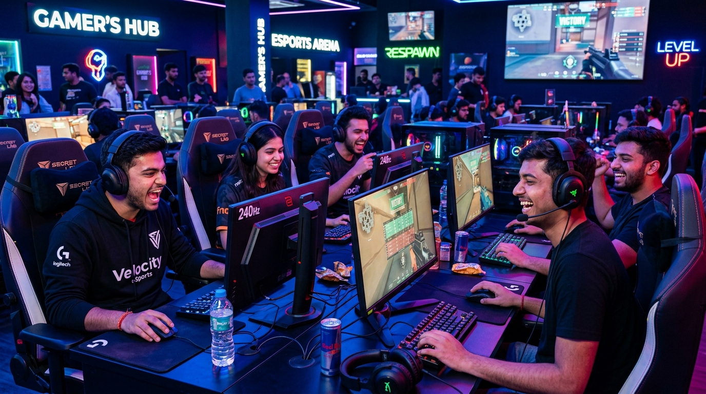 Gamers enjoying ByteVault community